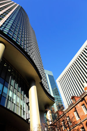 Tokyo skylineのeditorial素材