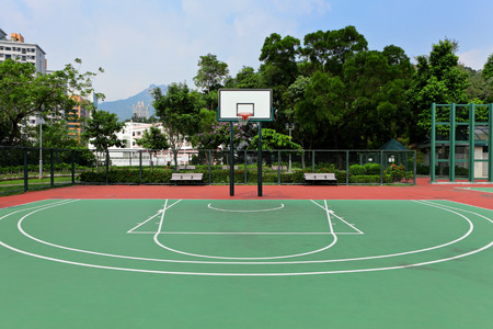 Basketball courtの写真素材