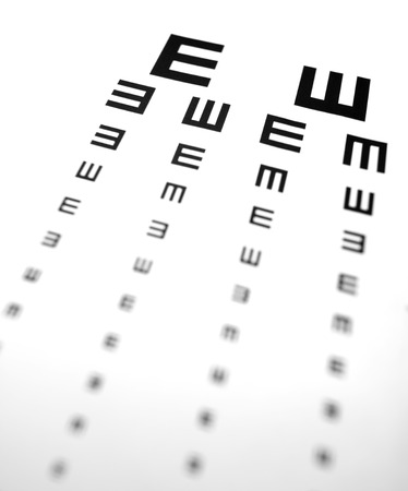 Eyechartの写真素材