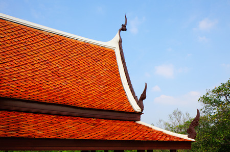 Roof eaves of temple