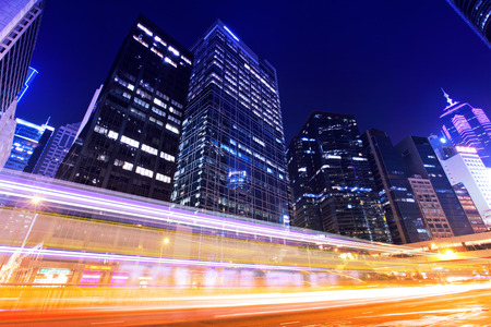 Traffic trafic with Hong Kongの写真素材