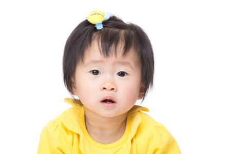 Asian little girlの写真素材