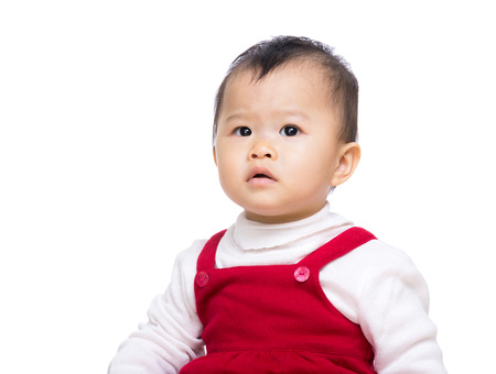 Asia baby girlの写真素材