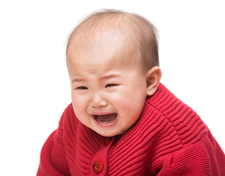 Baby cryingの写真素材