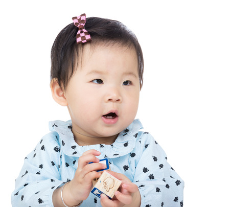 Little baby girlの写真素材