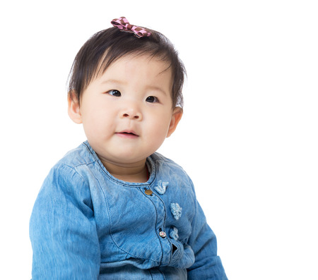 Little baby girlの写真素材