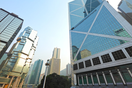 Modern building Landscape in Hong Kong の写真素材