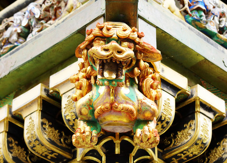 Statue of Chinese dragonの写真素材