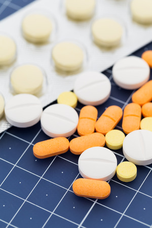 Assorted pillsの写真素材