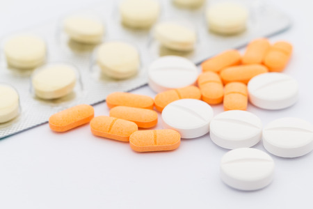 Colorful medicinesの写真素材