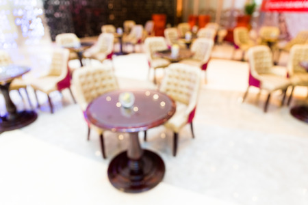 Coffee shop blur backgroundの写真素材