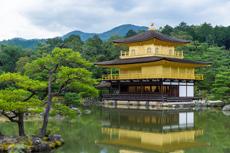 Golden Temple in Kyoto,Japanのeditorial素材