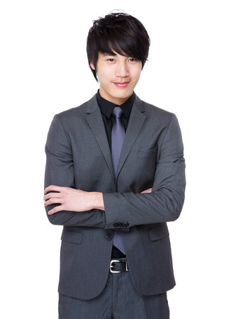 Young businessman portraitの写真素材