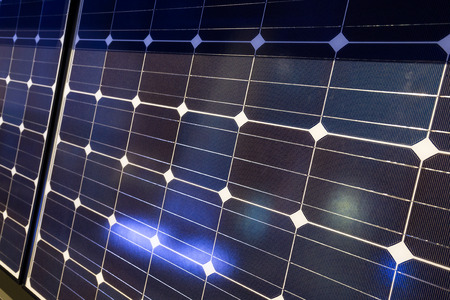 Solar panel detail abstractの写真素材