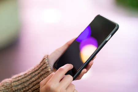 Woman use of mobile phoneの写真素材