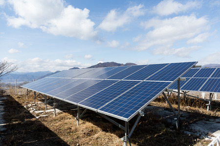 Solar panel station