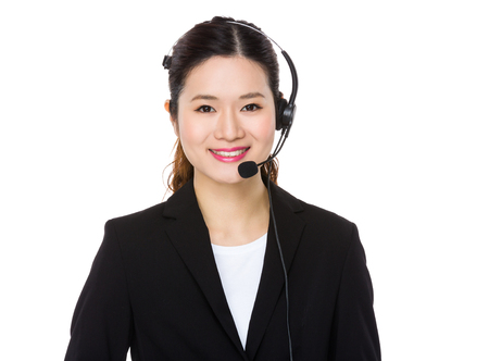 Customer services agentの写真素材