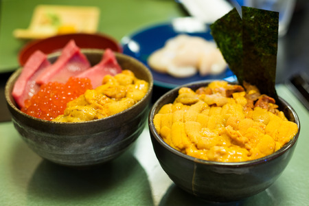 Japanese seafoodの写真素材