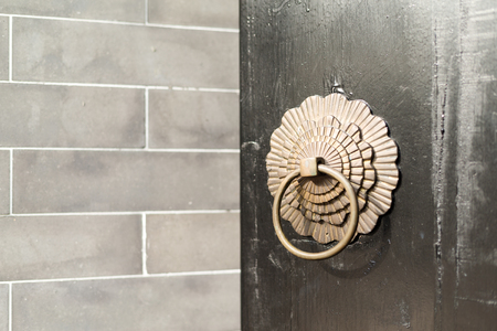Chinese door handleの写真素材