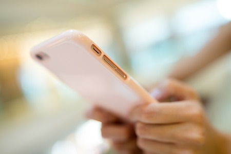 Woman use of mobile phoneの写真素材