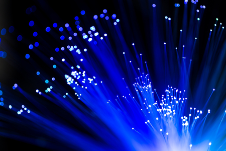 Optical fiber lightingの写真素材