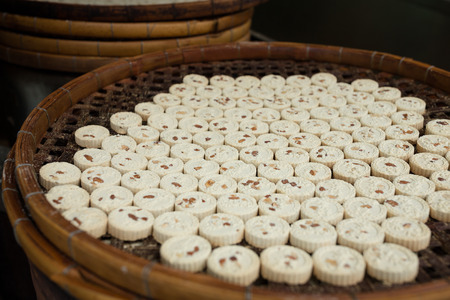 Almond biscuitの写真素材