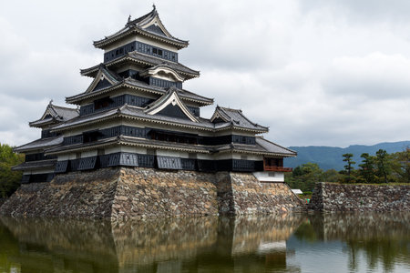 Matsumoto Castle in Japanのeditorial素材
