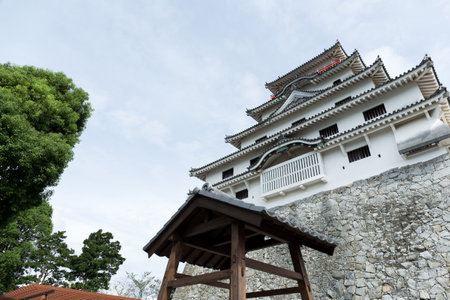 Karatsu Castle in Japanのeditorial素材