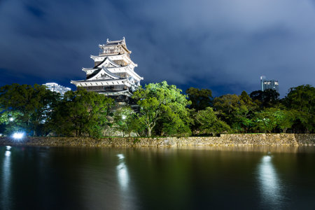 Hiroshima Castle in Hiroshimaのeditorial素材