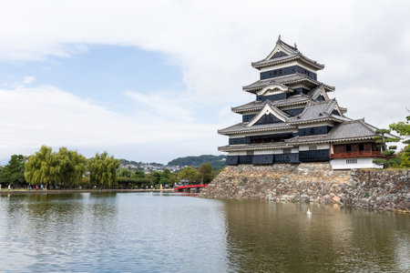 Traditional Japanese Matsumoto Castleのeditorial素材