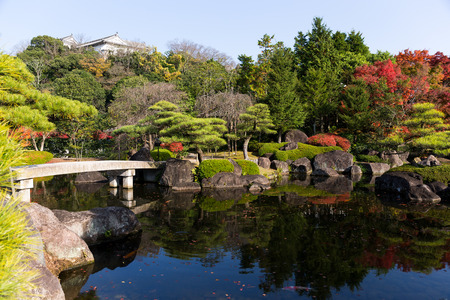 Autumn Traditional Kokoen Gardenの写真素材