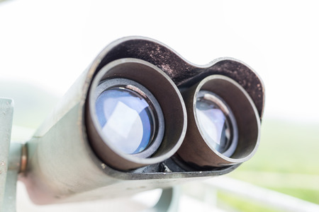 Coin Operated Binocular viewerの写真素材