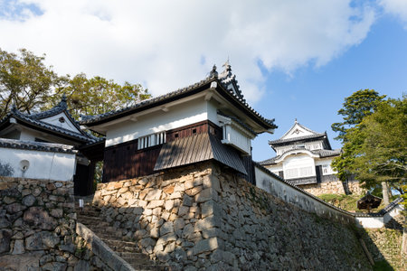 Bitchu Matsuyama Castle in Takahashiのeditorial素材