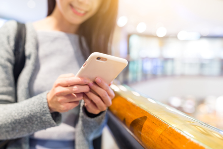 Woman use of mobile phoneの写真素材
