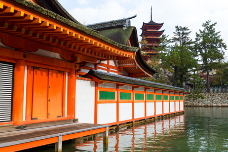 Itsukushima Shinto Shrineの写真素材