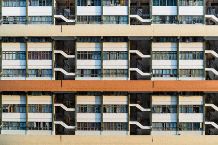 Residential building facade