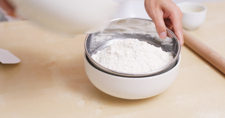 Making cookies at home の写真素材