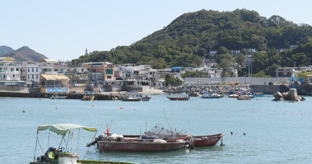 Lamma Island, Hong Kong, 13 January 2017:- House in Lamma Island in Hong Kong cityのeditorial素材