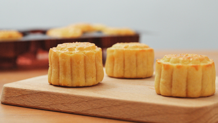 Chinese moon cakeの写真素材