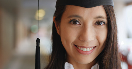 Asian woman graduation 