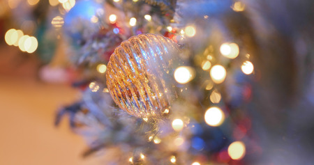 Christmas and New Year Decoration in city 