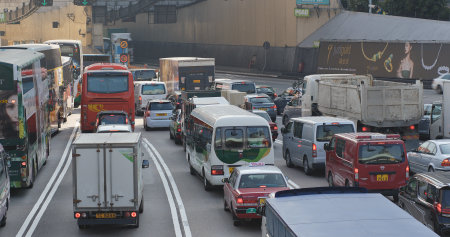 Hung Hom, Hong Kong, 16 January 2018:- Cross harbour tunnel