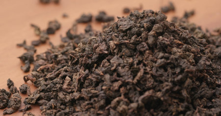 Stack of chinese tea