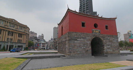 Taipei city, Taiwan, 27 May 2018:- Taipei city norther gateのeditorial素材