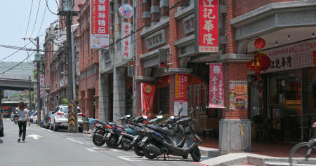 Dihua Street, Taipei city, 27 May 2018:- Old town in Taipei cityのeditorial素材