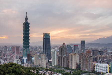 Taipei city, Taiwan, 27 May 2018:- Taipei city