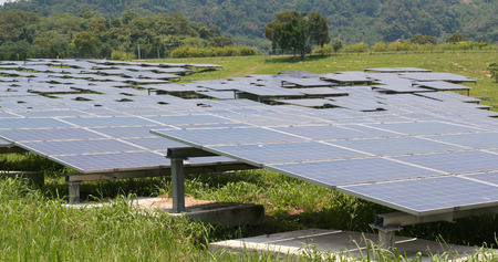 Solar power plant station