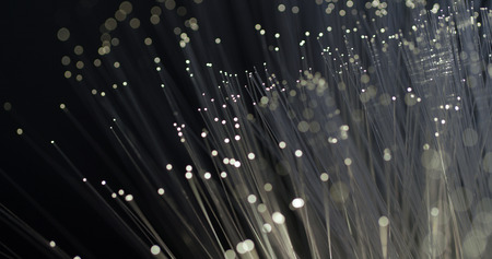 Fiber optics strands lightの写真素材