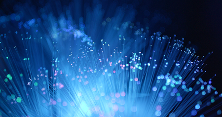 Optical fiber flashの写真素材