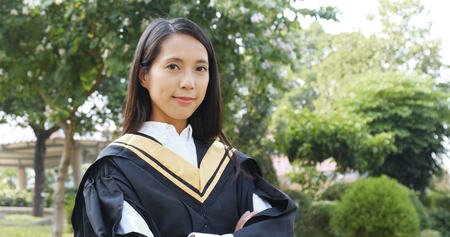 Young Graduation womanの写真素材